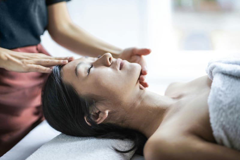 Mindful genieten van een massage