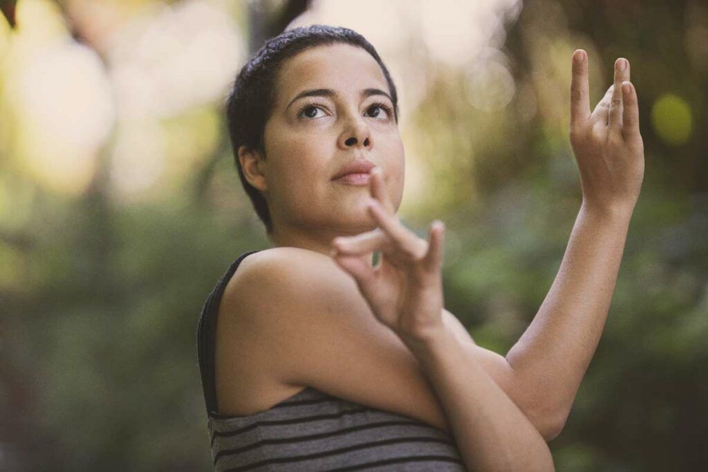 yoga oefeningen met meer mindfulness